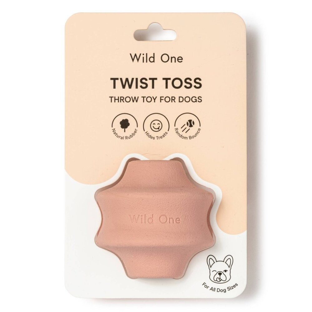 Wild One - Twist Toss Throw For Dogs - Hide Treats!! All Dog Sizes